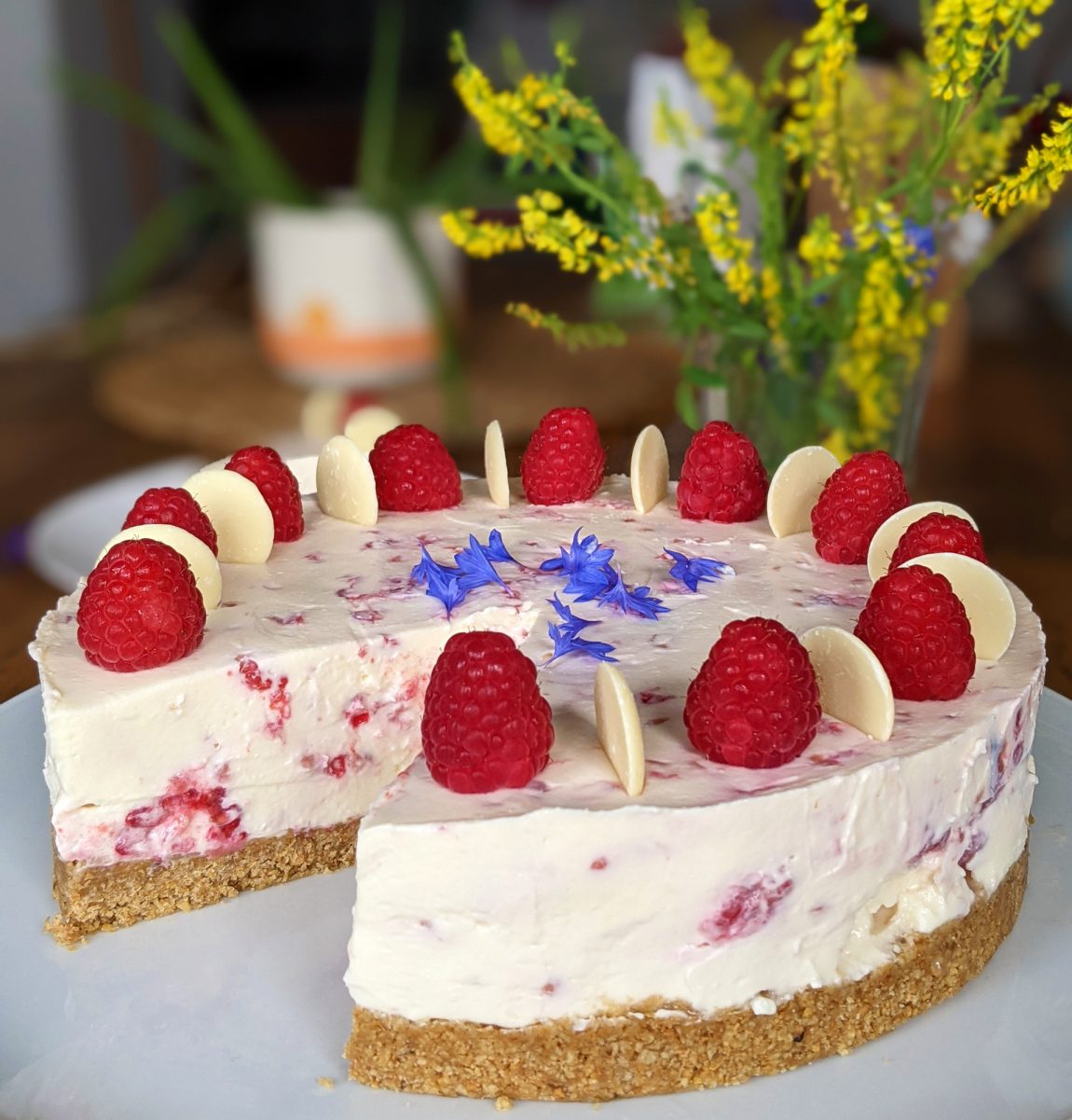 White Chocolate Raspberry Cheesecake GF My Gluten Free Guide