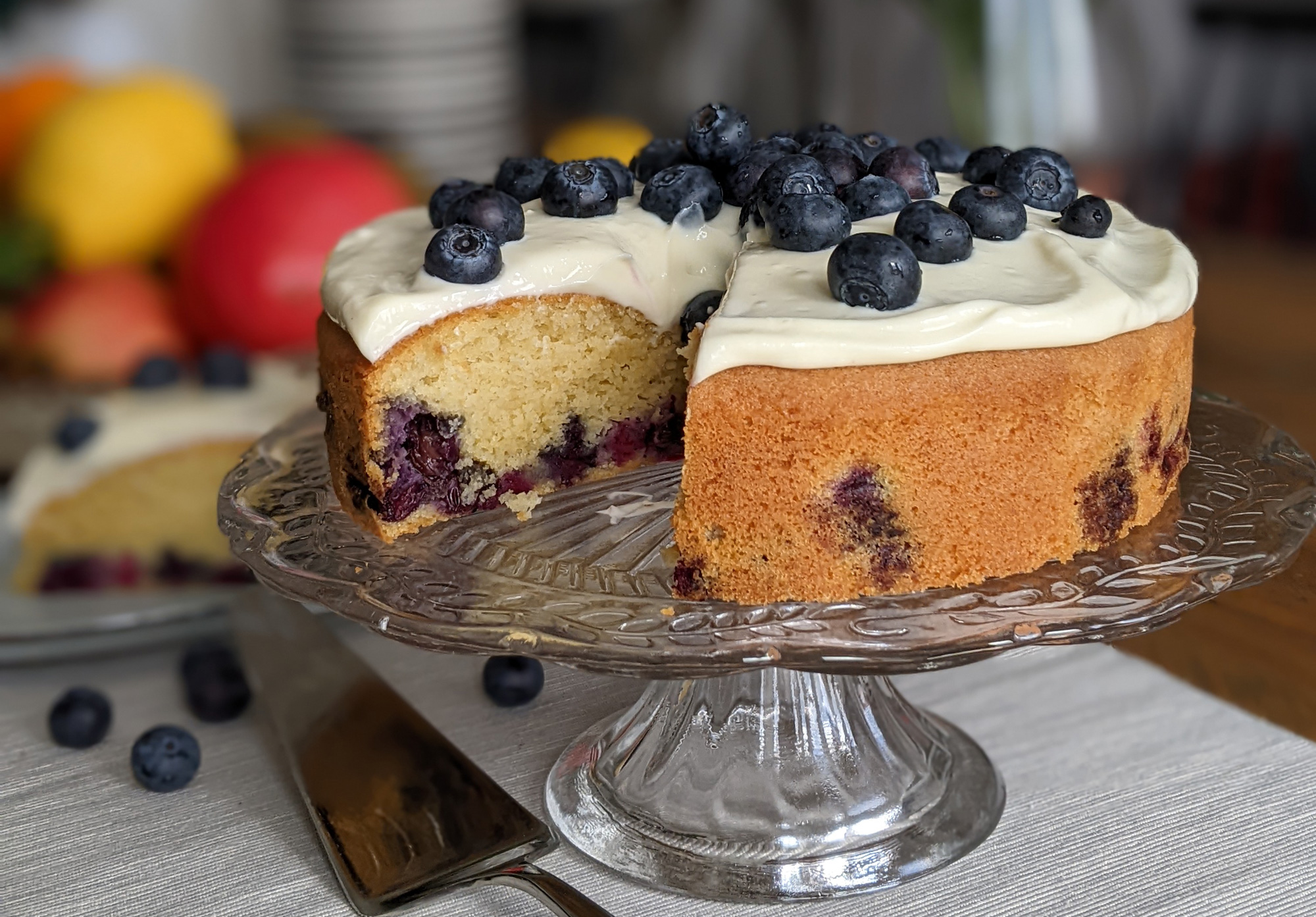 Blueberry-Lemon Cake Recipe