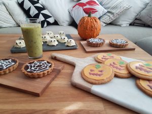 Halloween Monster Face Smoothies • One Lovely Life