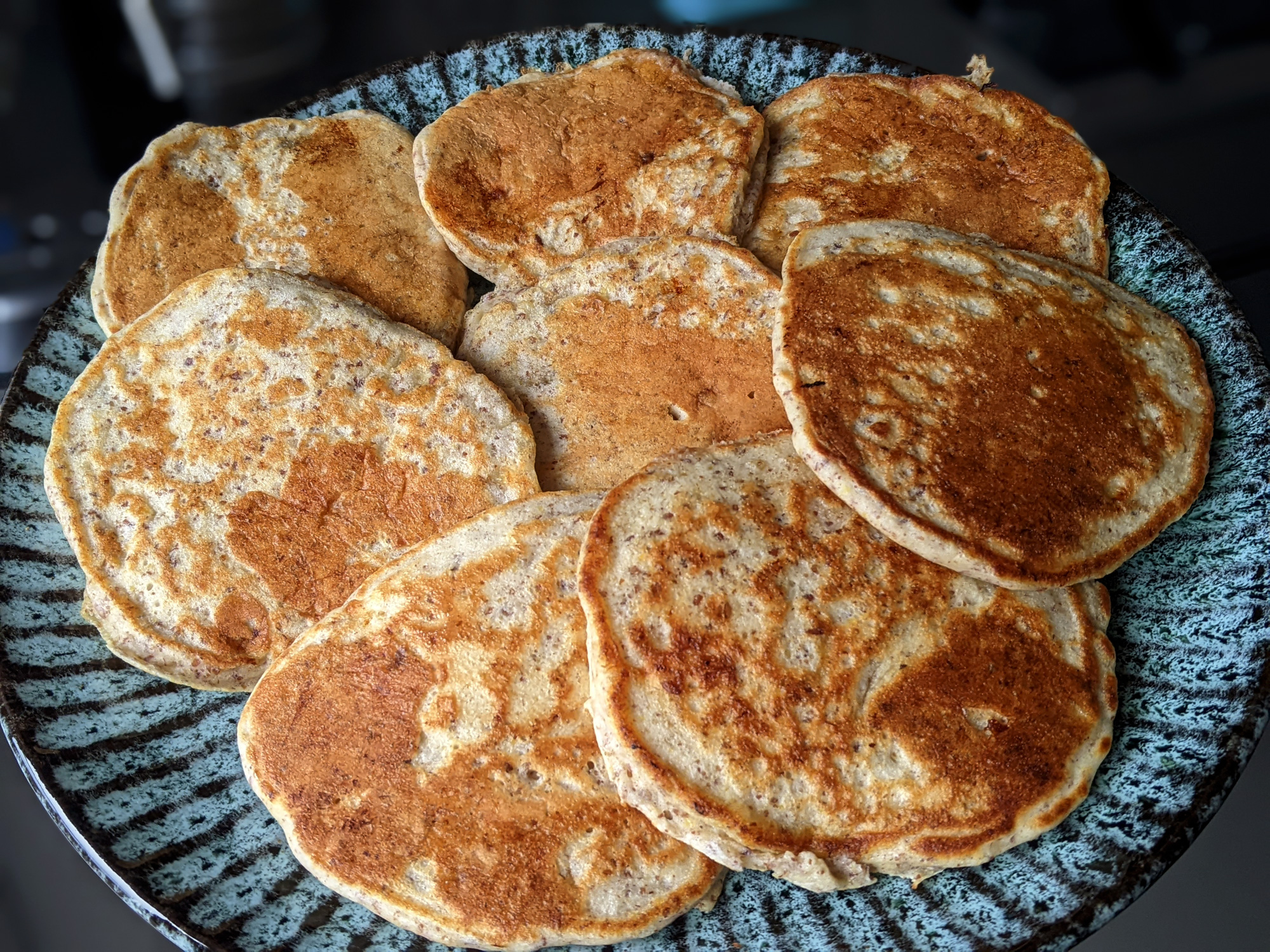 Fluffy Oat Milk Pancakes - Healthful Blondie
