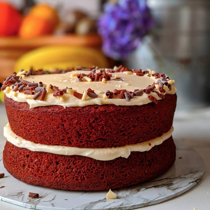 The Best Red Velvet Cake with Almond Cream Cheese Buttercream - Baking with  Blondie