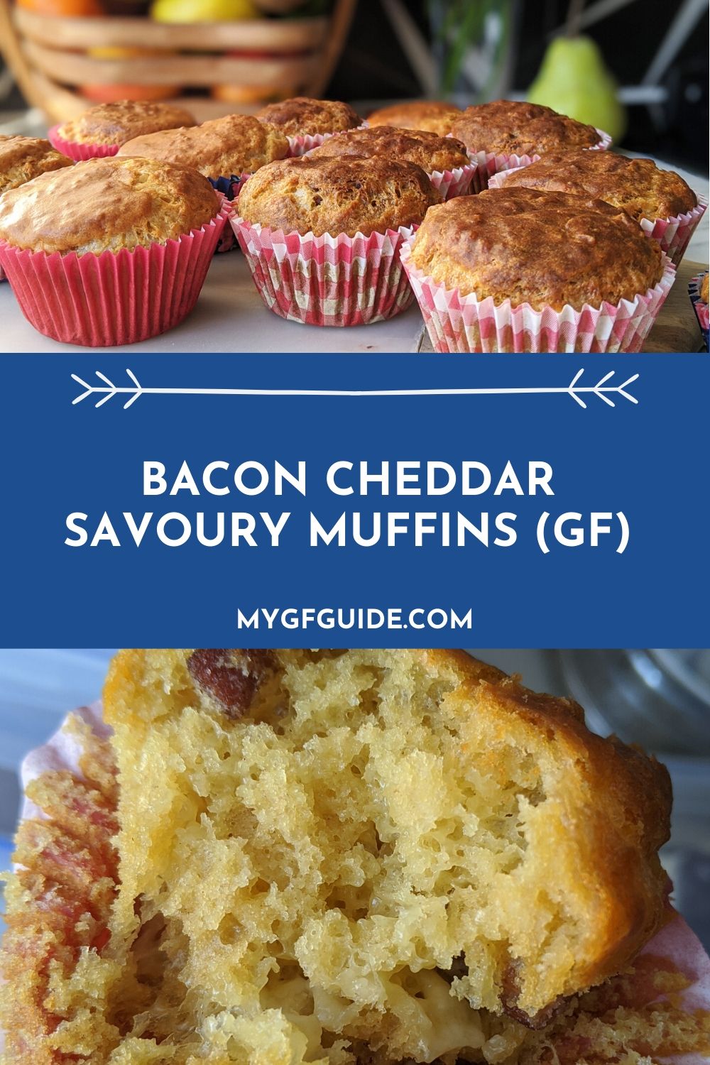 Bacon Cheddar Savoury Muffins Recipe - My Gluten Free Guide