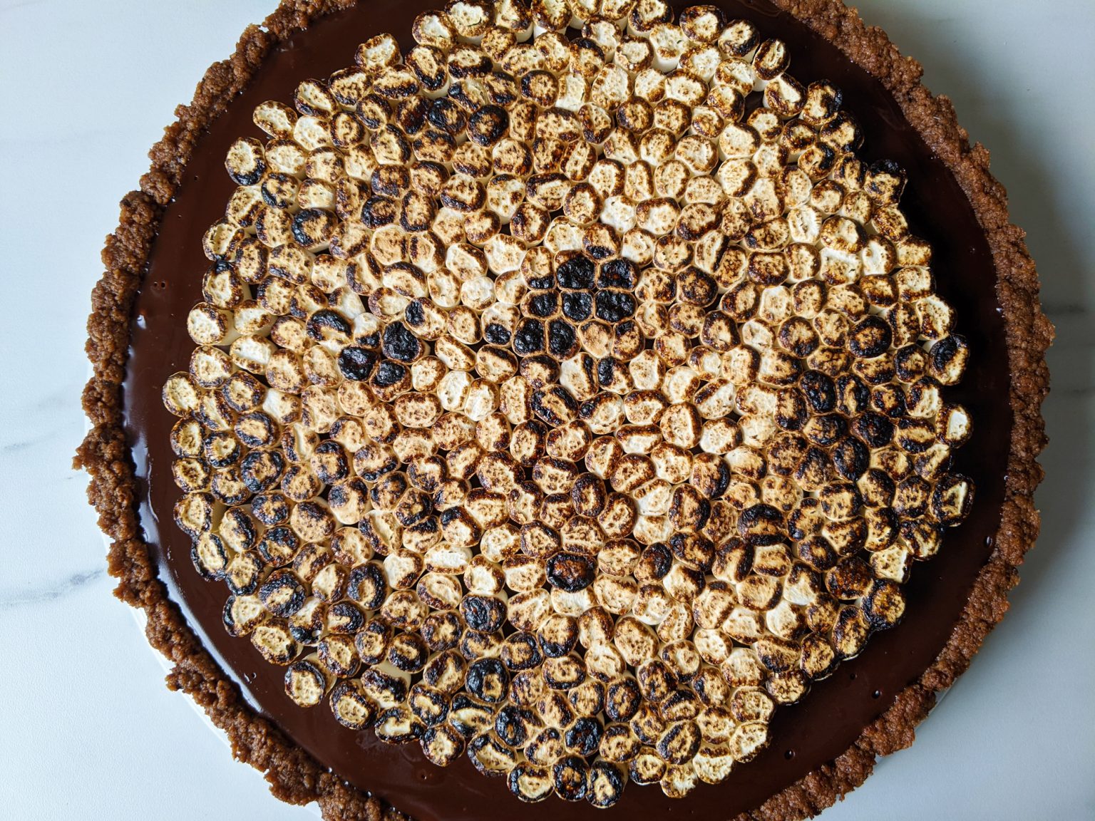 Toasted Marshmallow & Chocolate Tart (GF) My Gluten Free Guide