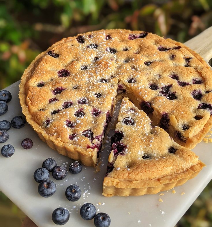 Gluten Free Blueberry Frangipane Tart - My Gluten Free Guide