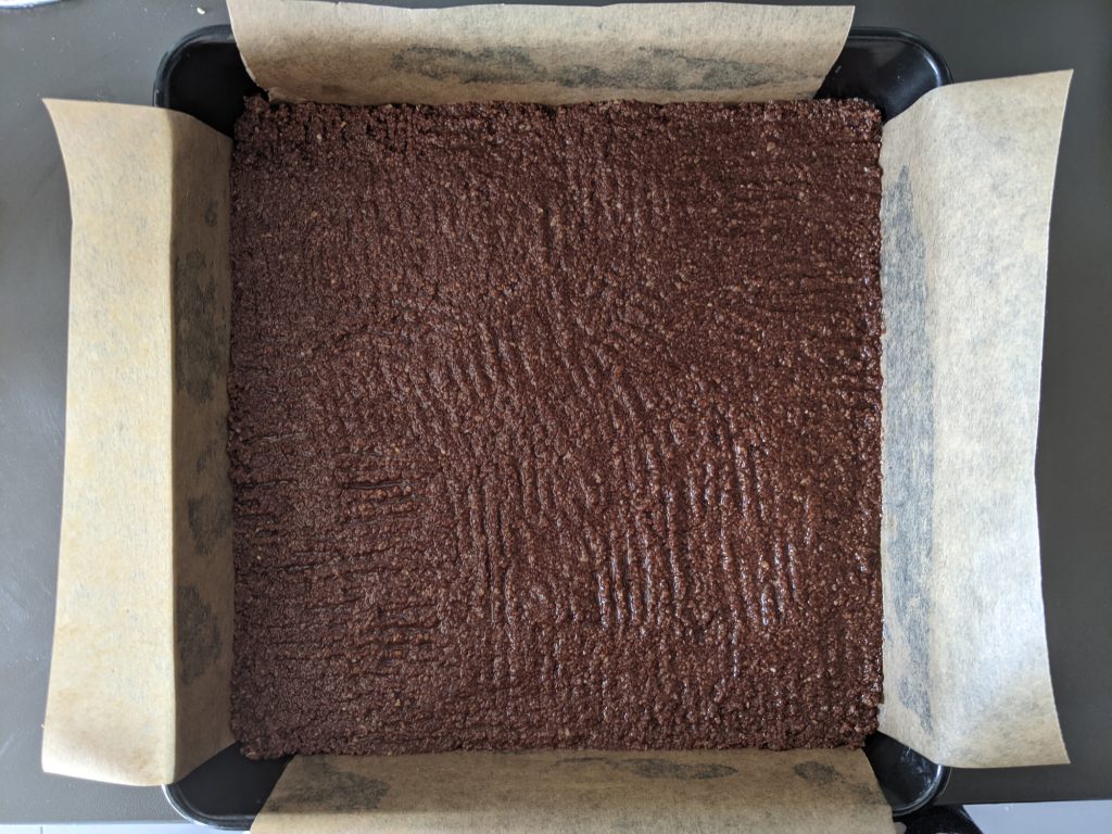 chocolate cheesecake bars base