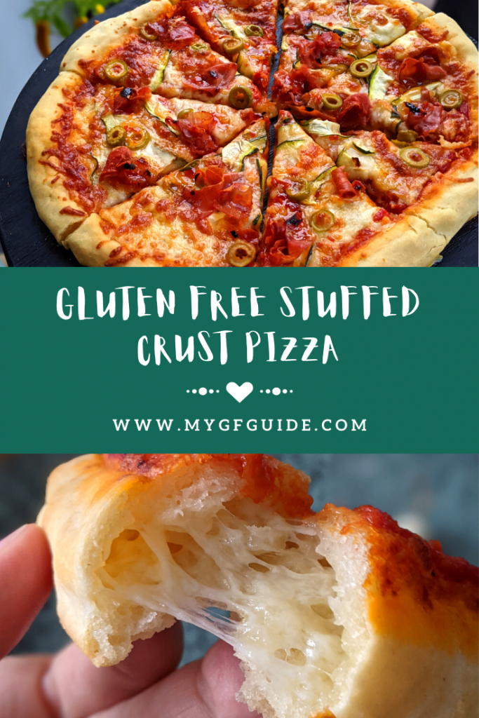 GLUTEN FREE PIZZA WITH HOMEMADE DOUGH. Incredibly good! 