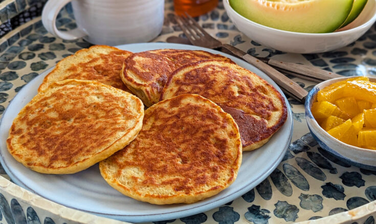 Healthy Gluten Free Banana Pancakes