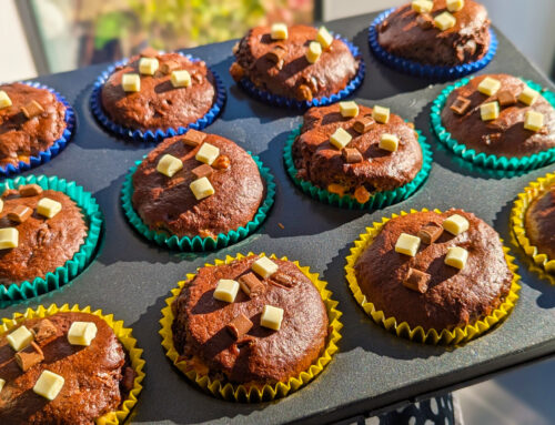 30 Minute Gluten Free Double Chocolate Muffins