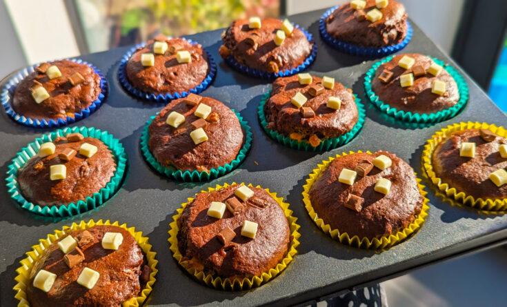 30 Minute Gluten Free Double Chocolate Muffins - Easy Recipe