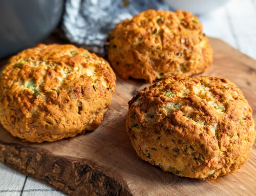 Cheddar & Spring Onion Gluten Free Rolls (30 Minute Recipe)