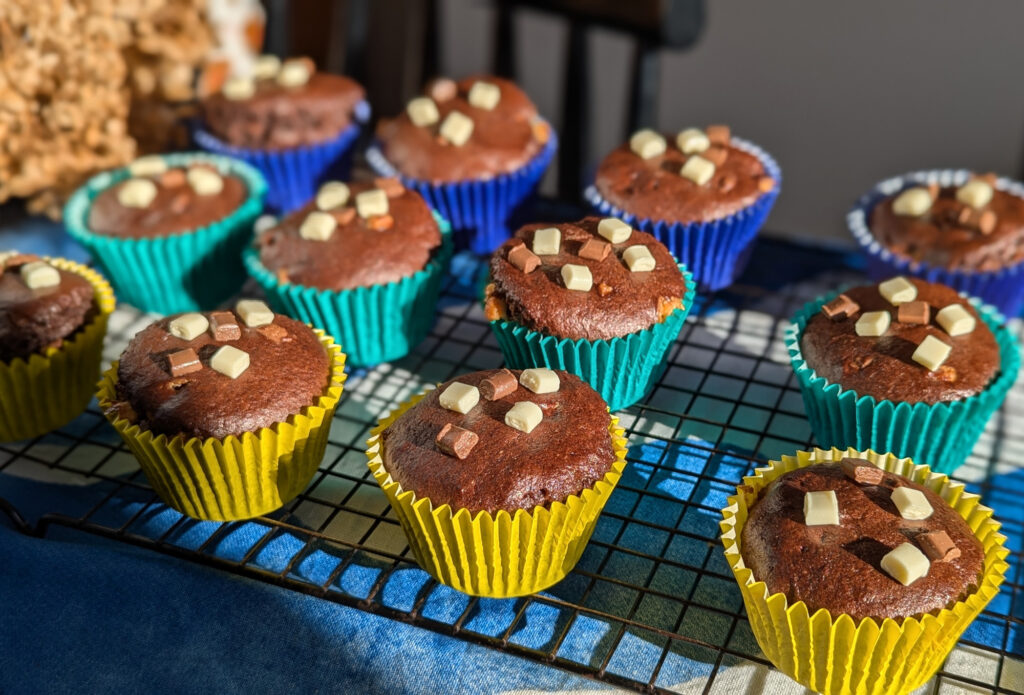 gluten free double chocolate muffins recipe