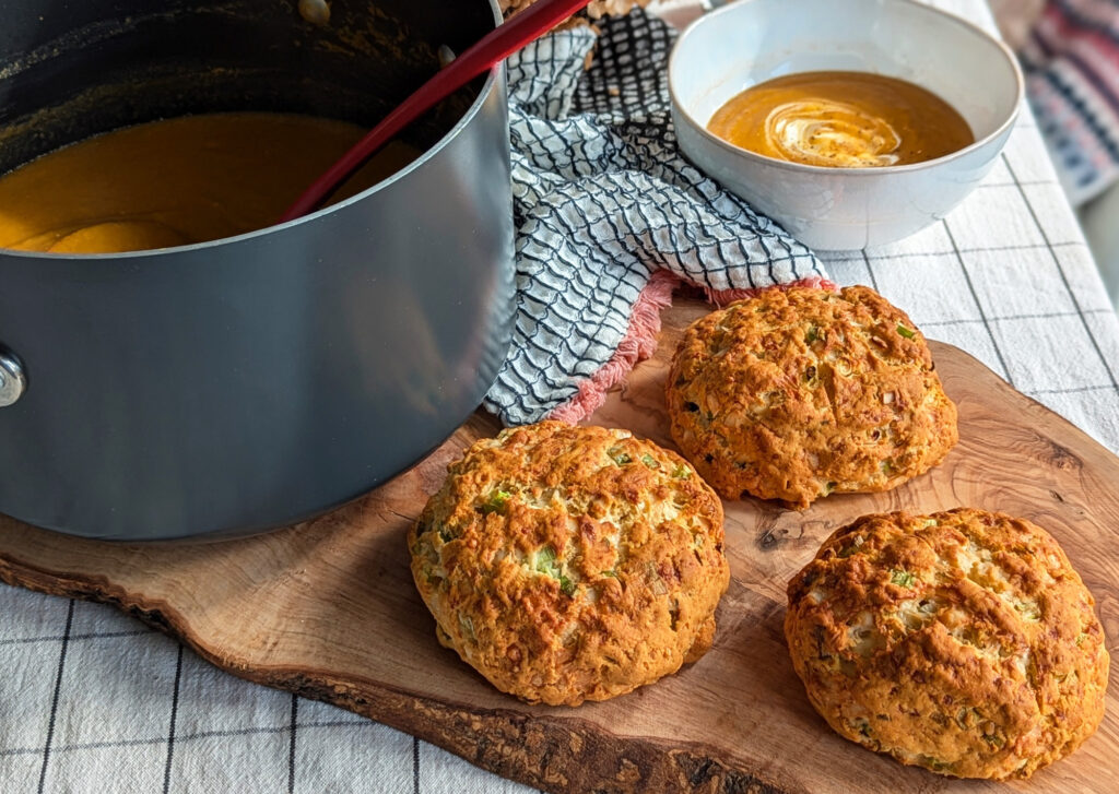 soup and gluten free rolls