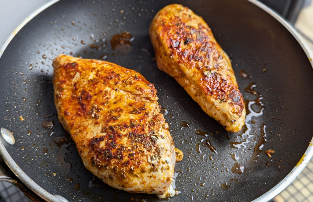 pan fried chicken breasts