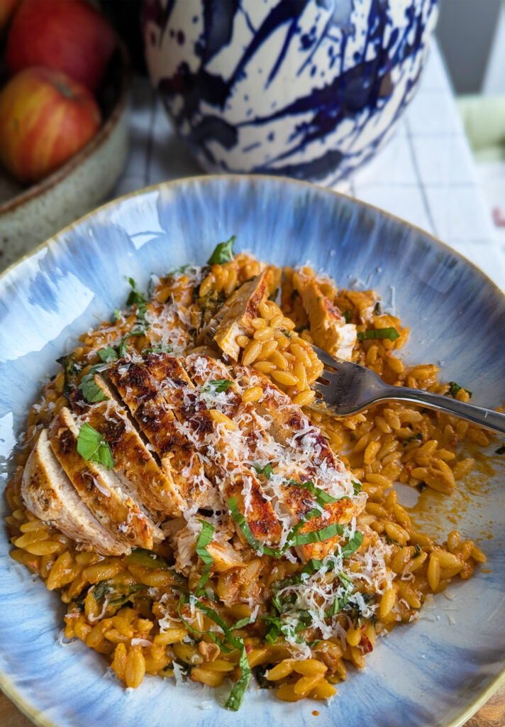 recipe gluten free orzo chicken nduja